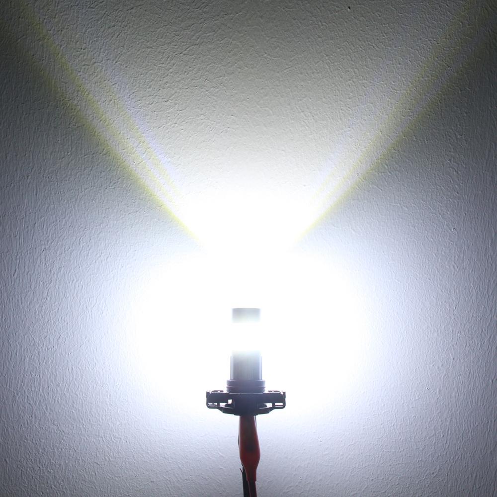 COB-72 2504 PSX24W LED Fog Light Bulbs, 6500K White/8000K Blue/3000K Amber Yellow - Image 5