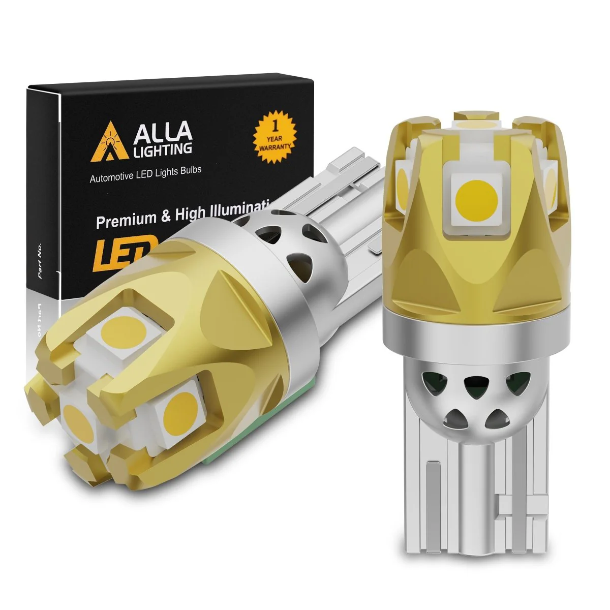 168 194 LED Bulbs, 2825 W5W Interior, License, Marker Lights - Image 9