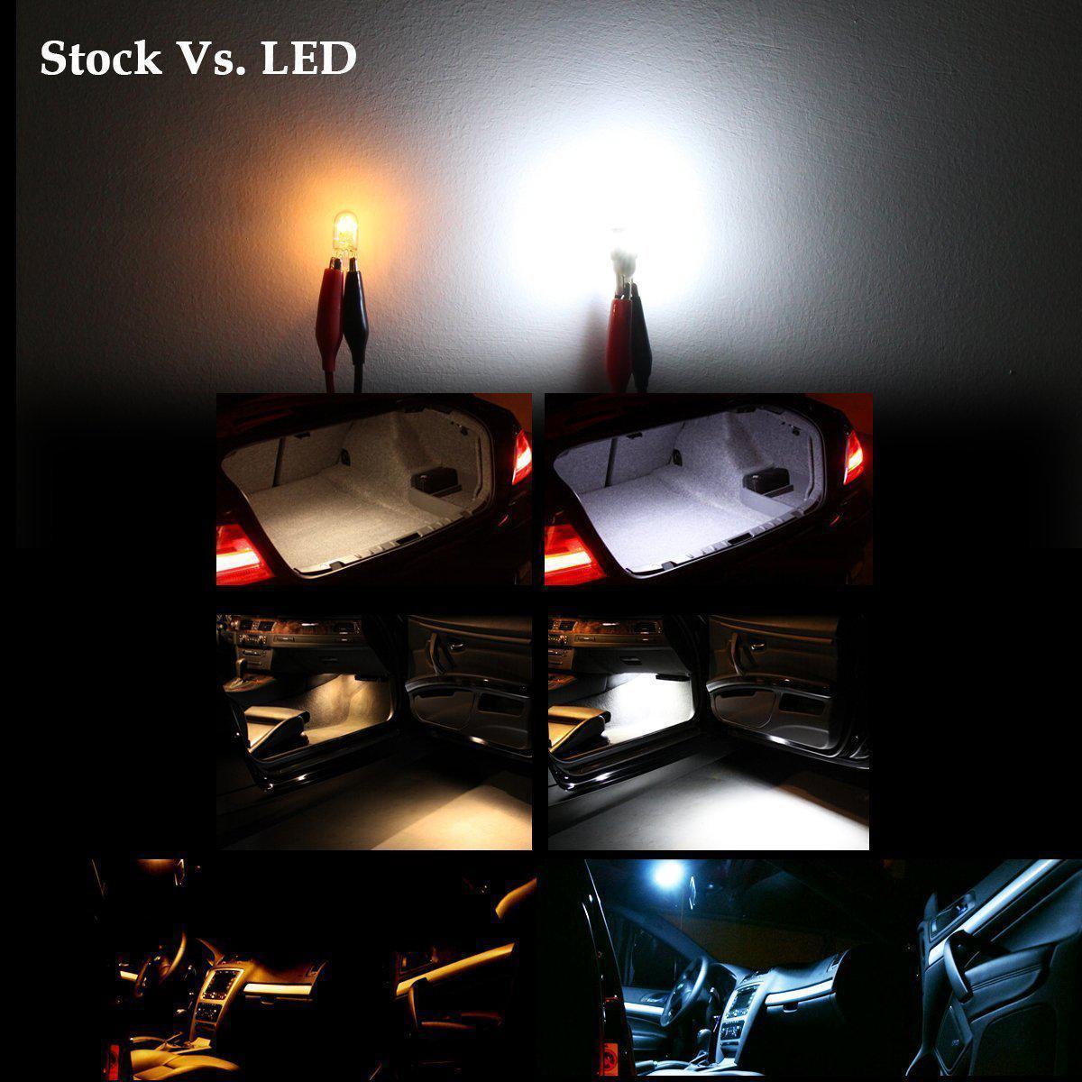 194 168 LED Bulbs 12V Interior Map Dome Trunk Courtesy Lights W5W 2825 - Image 3