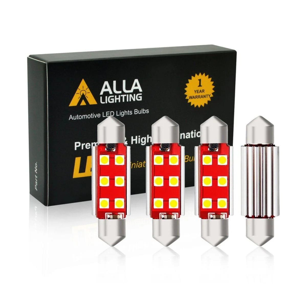 CANBUS 211-2 578 LED Bulbs Festoon Interior Lights, 6000K xenon White 212-2 - Image 7