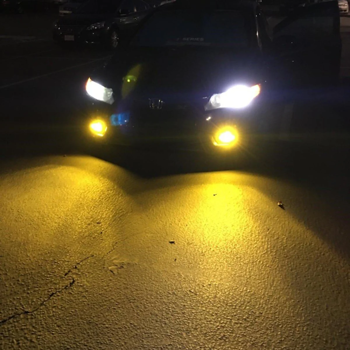 2504 PSX24W LED Fog Lights Bulbs 12276 Replacement, 3000K Yellow - Image 3
