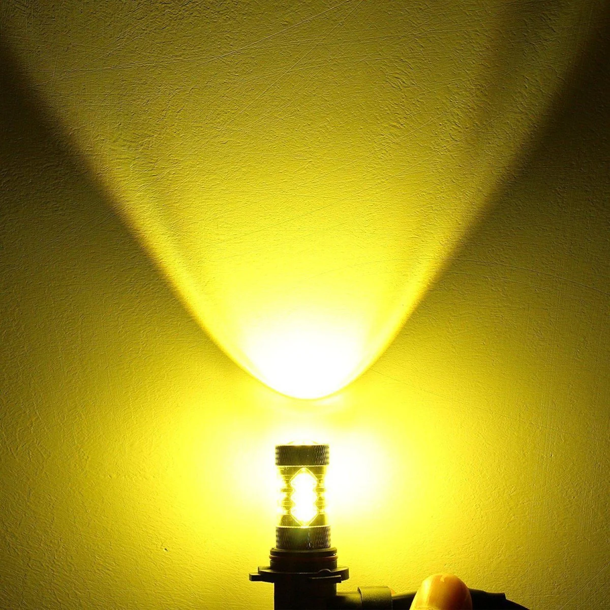 2504 PSX24W LED Fog Lights Bulbs 12276 Replacement, 3000K Yellow - Image 8