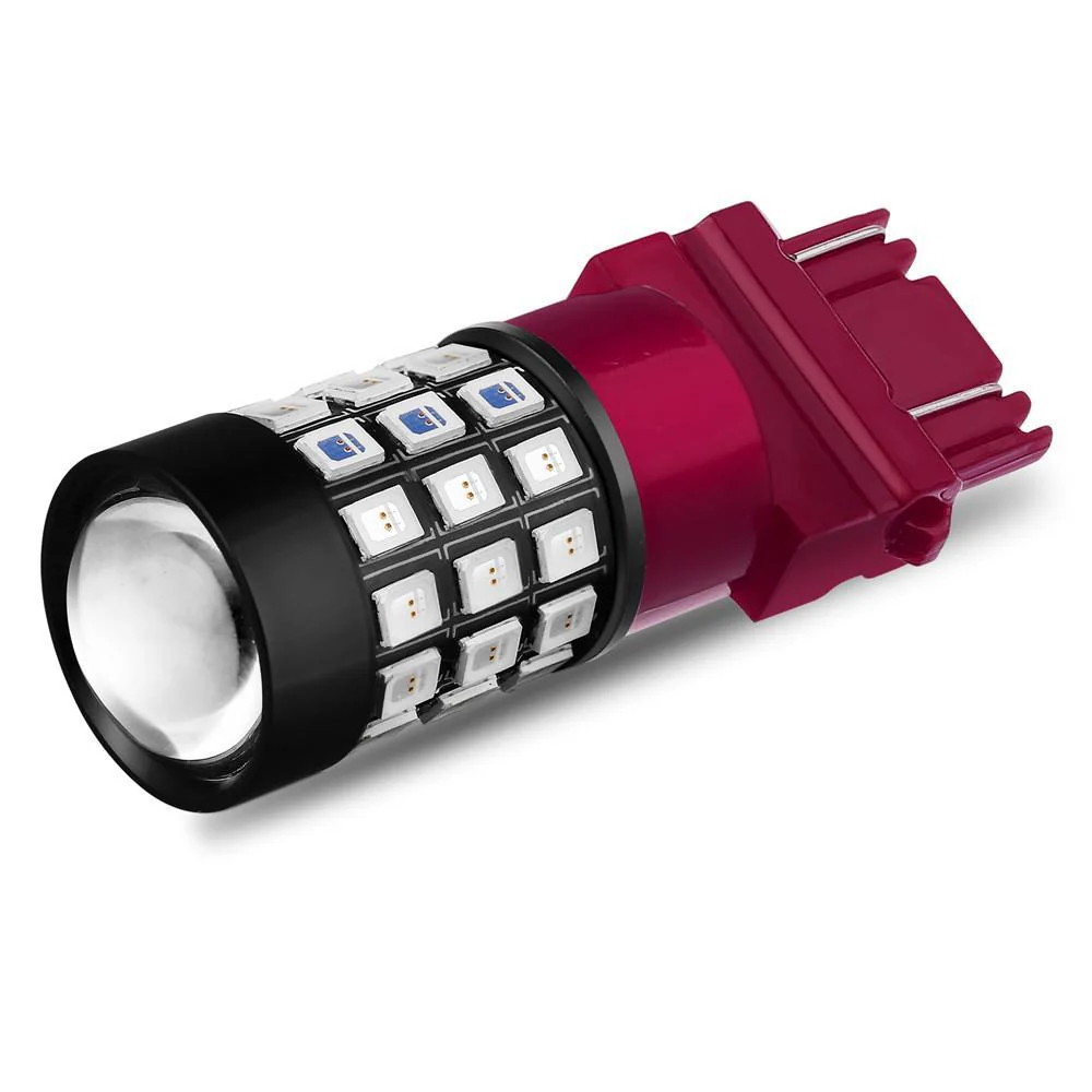 3156 3157 LED Lights Bulbs 2835 39-SMD, 6K White/Amber Yellow/Red - Image 13