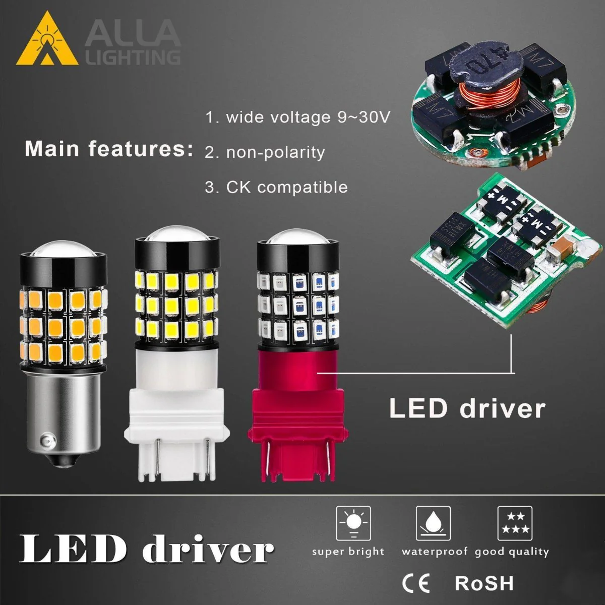 3157 3156 Strobe LED Reverse Lights Flashing Back-up Bulbs, 6000K Xenon White - Image 7