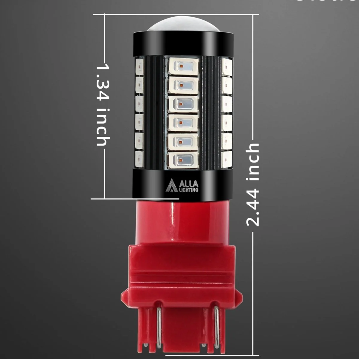 3157 3057 LED Strobe Brake Lights Flashing Stop Bulbs 3156 4057 - Image 9