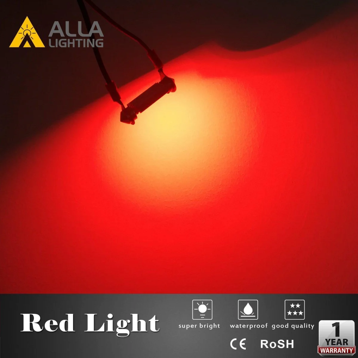 42mm 211-2 578 LED Festoon Bulbs Interior Map Dome Trunk Lights - Image 12
