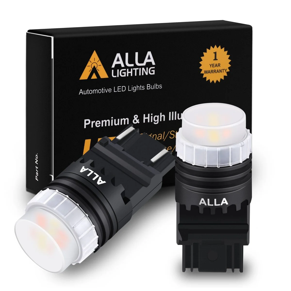 4257 4257NA LED Switchback Bulbs Turn Signal Lights, White/Yellow - Image 6