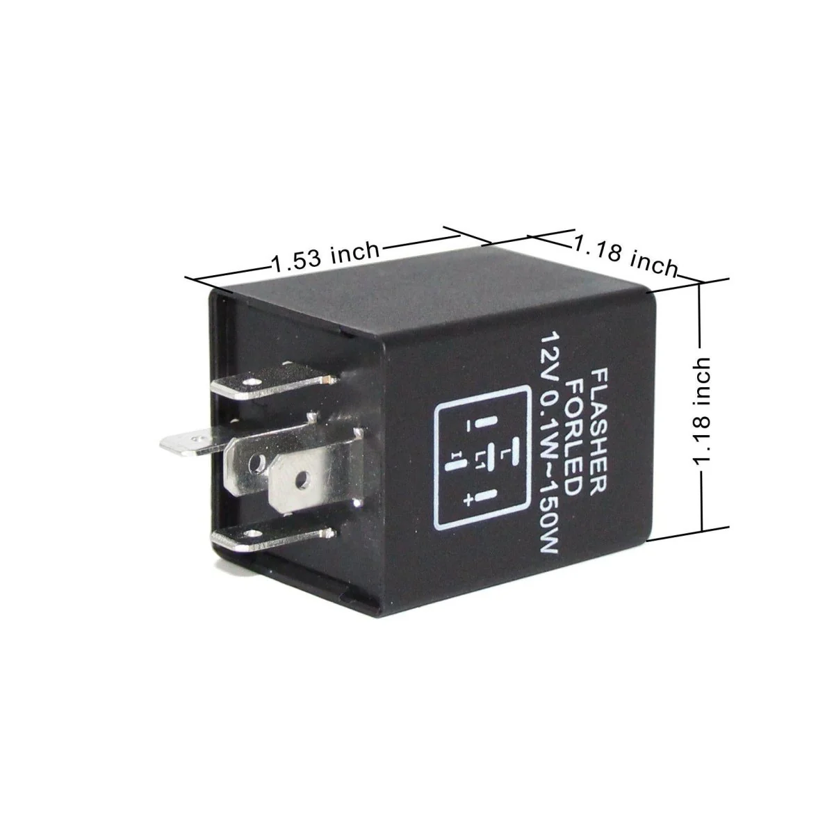 5-Pin EP27 FL27 Electronic LED Flasher Relay Fix LED  Signal Hyper Flash - Image 4