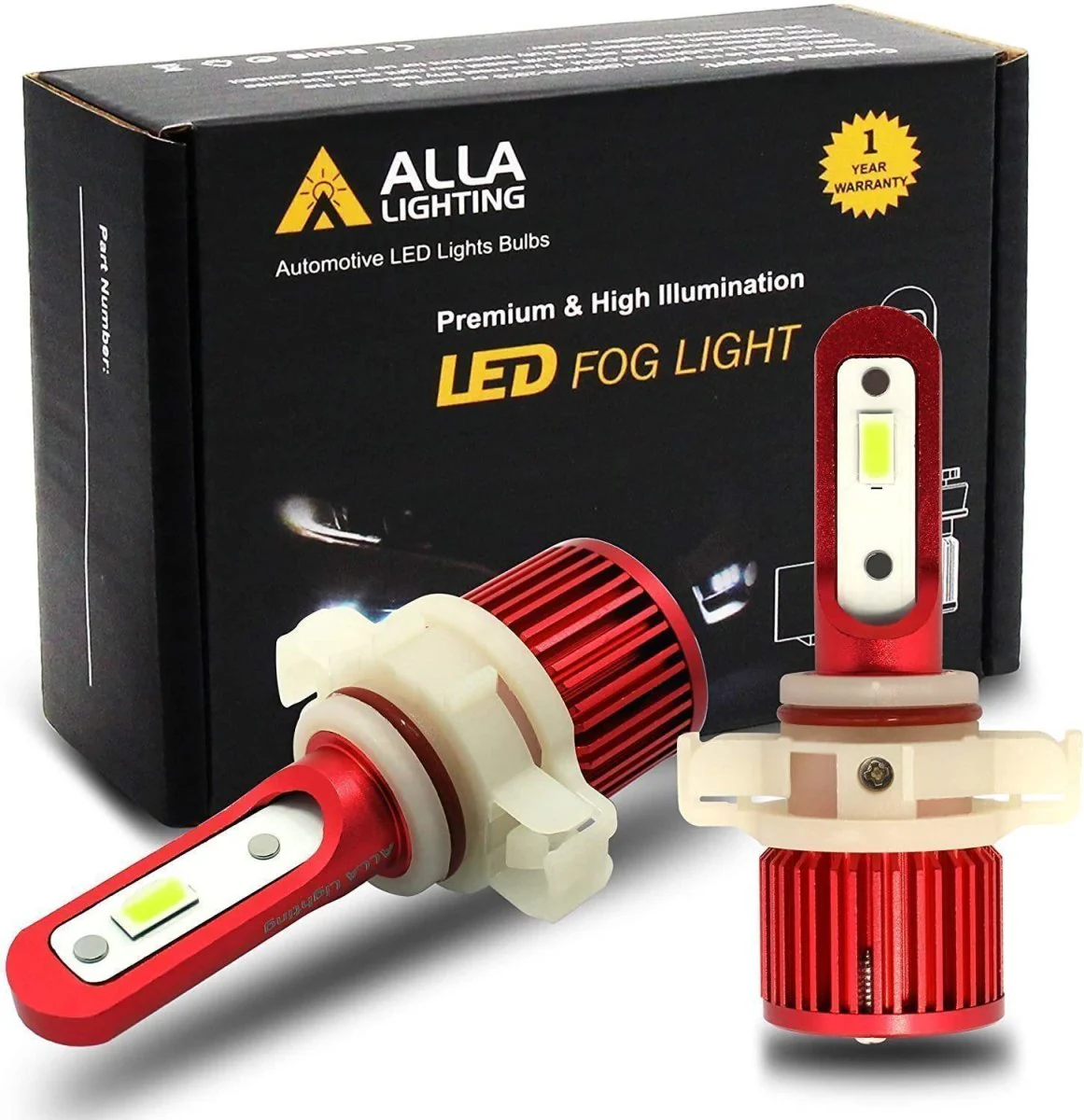 AL-R 5201 5202 LED Lights Bulbs Fog Lights, DRL Replacement PS24WFF - Image 11