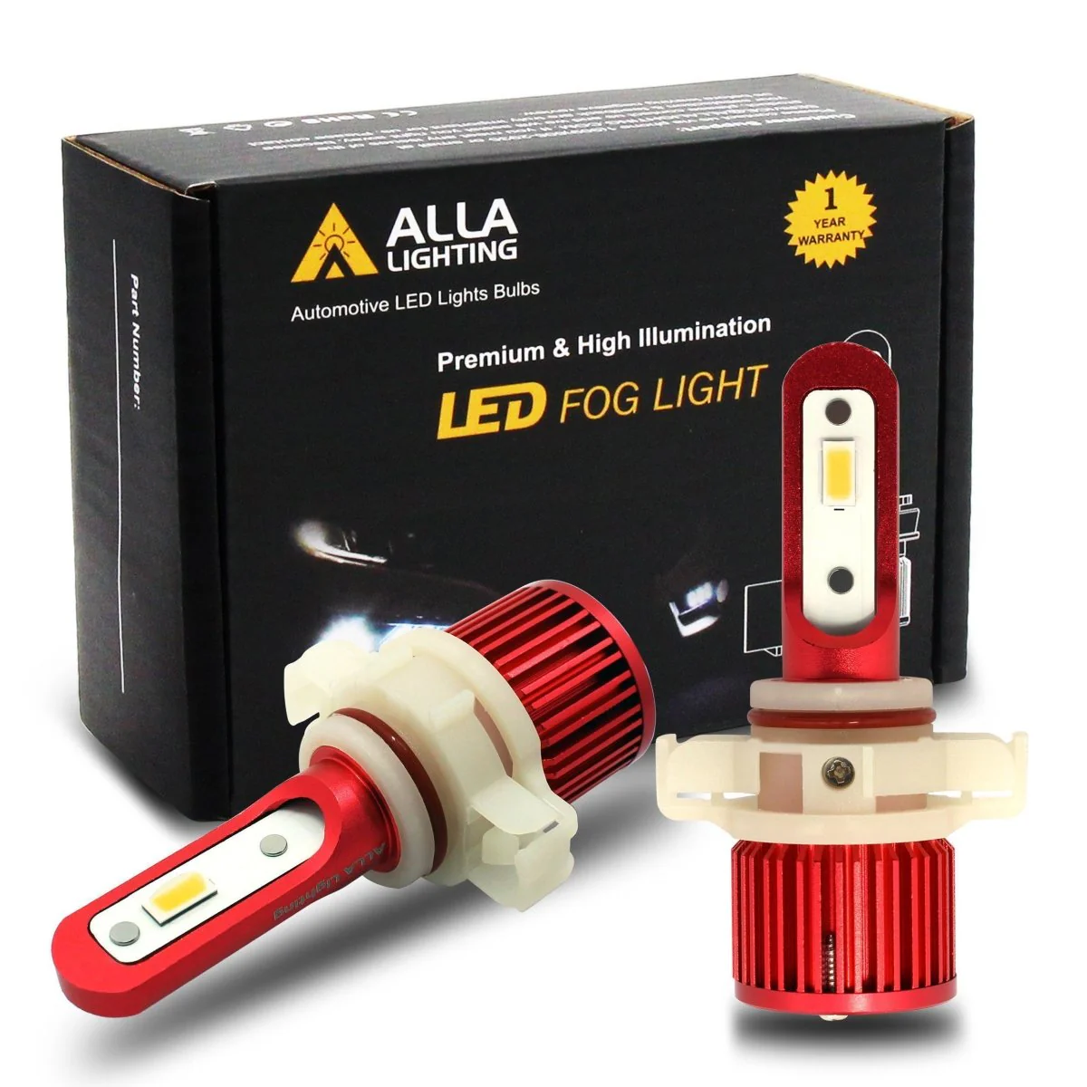 AL-R 5201 5202 LED Lights Bulbs Fog Lights, DRL Replacement PS24WFF - Image 8