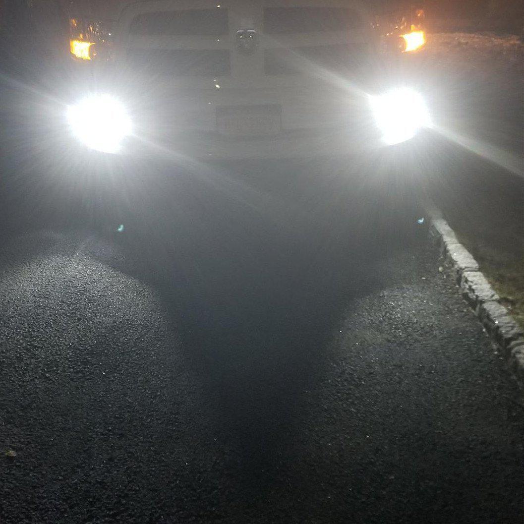 5202 PS24W LED Fog Lights Bulbs PS19W, 6K White/3K Yellow/Red/8K Blue - Image 3