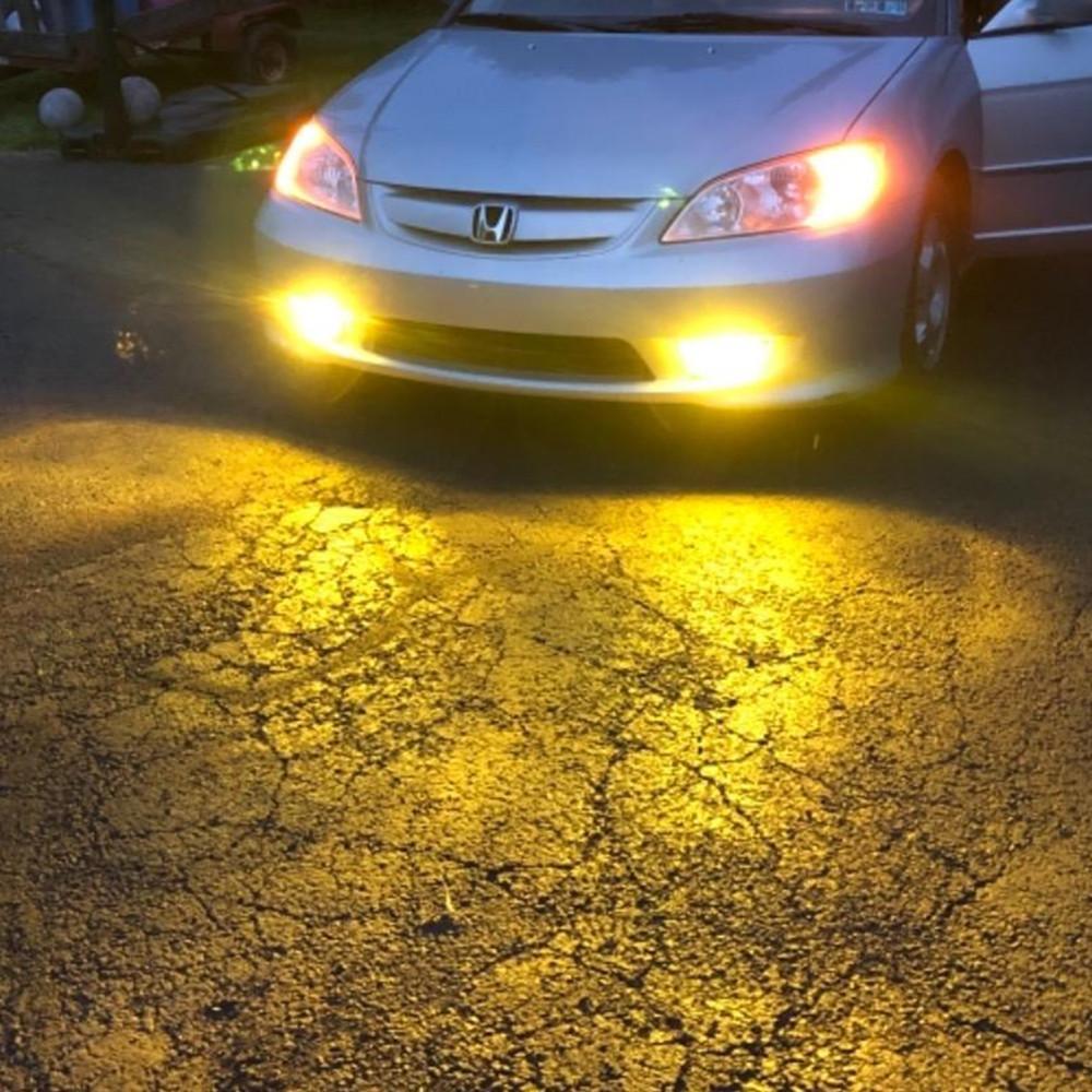 5202 PS24W LED Fog Lights Bulbs PS19W, 6K White/3K Yellow/Red/8K Blue - Image 8