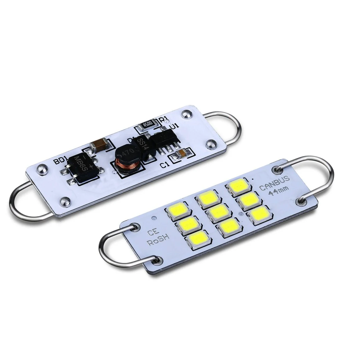 561 563 567 LED Bulbs Festoon Rigid Loop Interior Lights, 6000K xenon White - Image 6