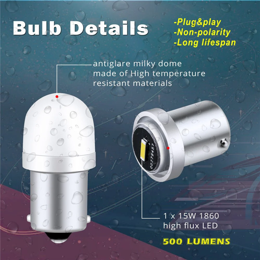 67 89 98 1003 5007 5008 LED Bulbs License Plate, Signal, Interior Lights - Image 4