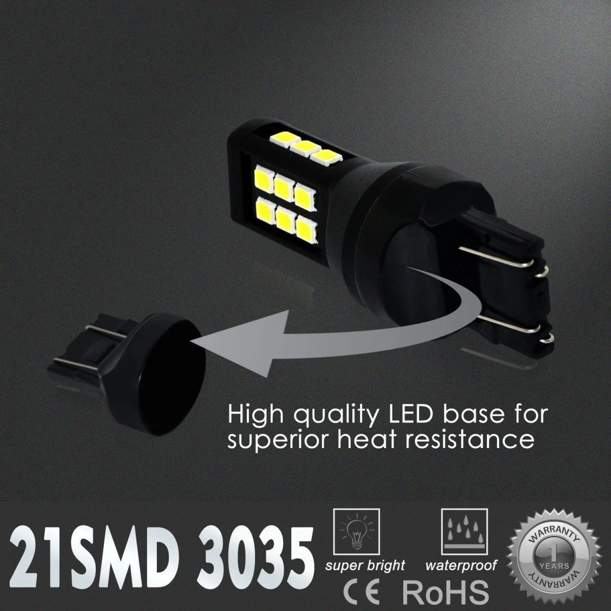 7440 7443 LED Bulbs Brake Stop, Signal, Reverse, Daytime Running Lights - Image 17