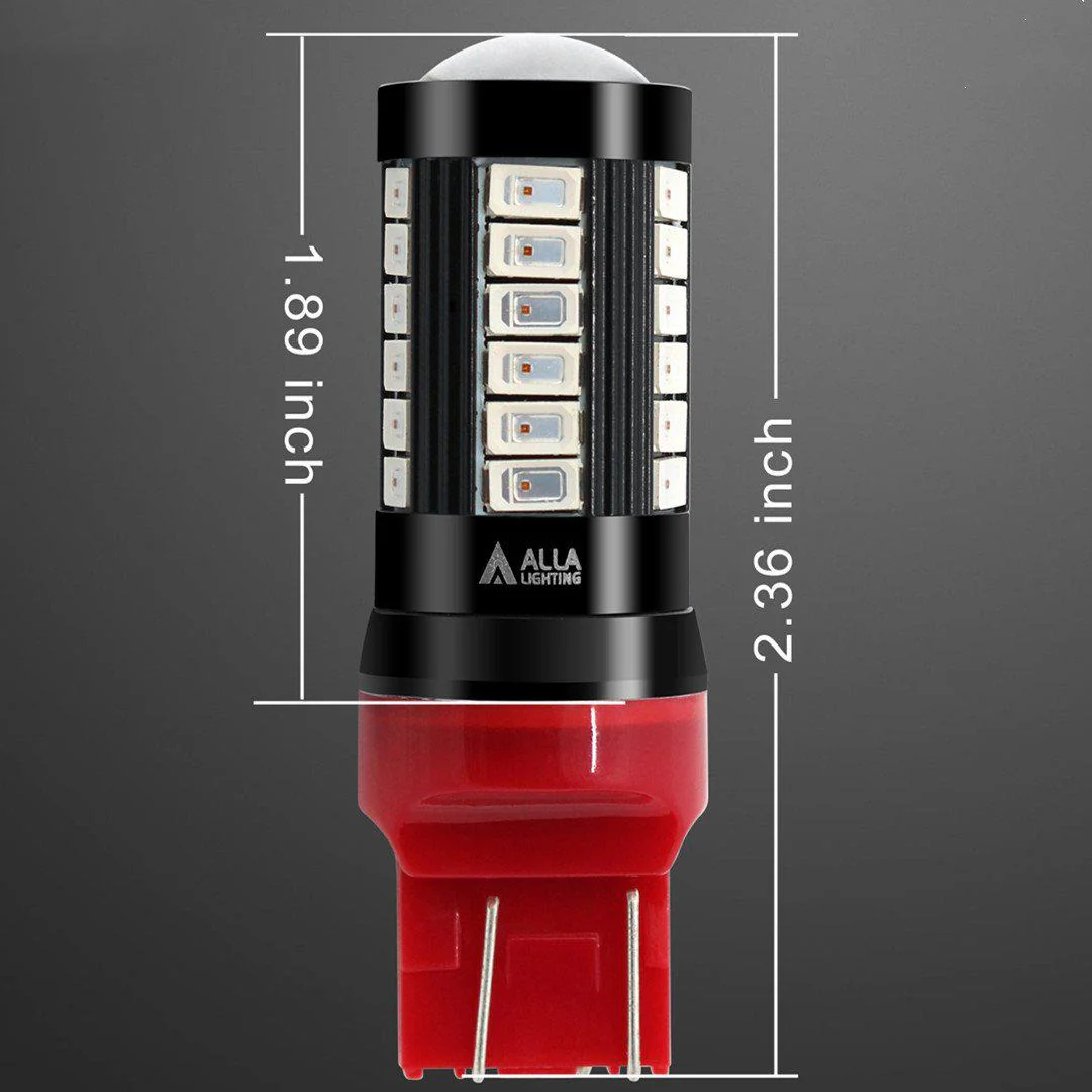 7440 7443 LED Strobe Brake Lights Flashing Stop Bulbs 7441 W21W - Image 5
