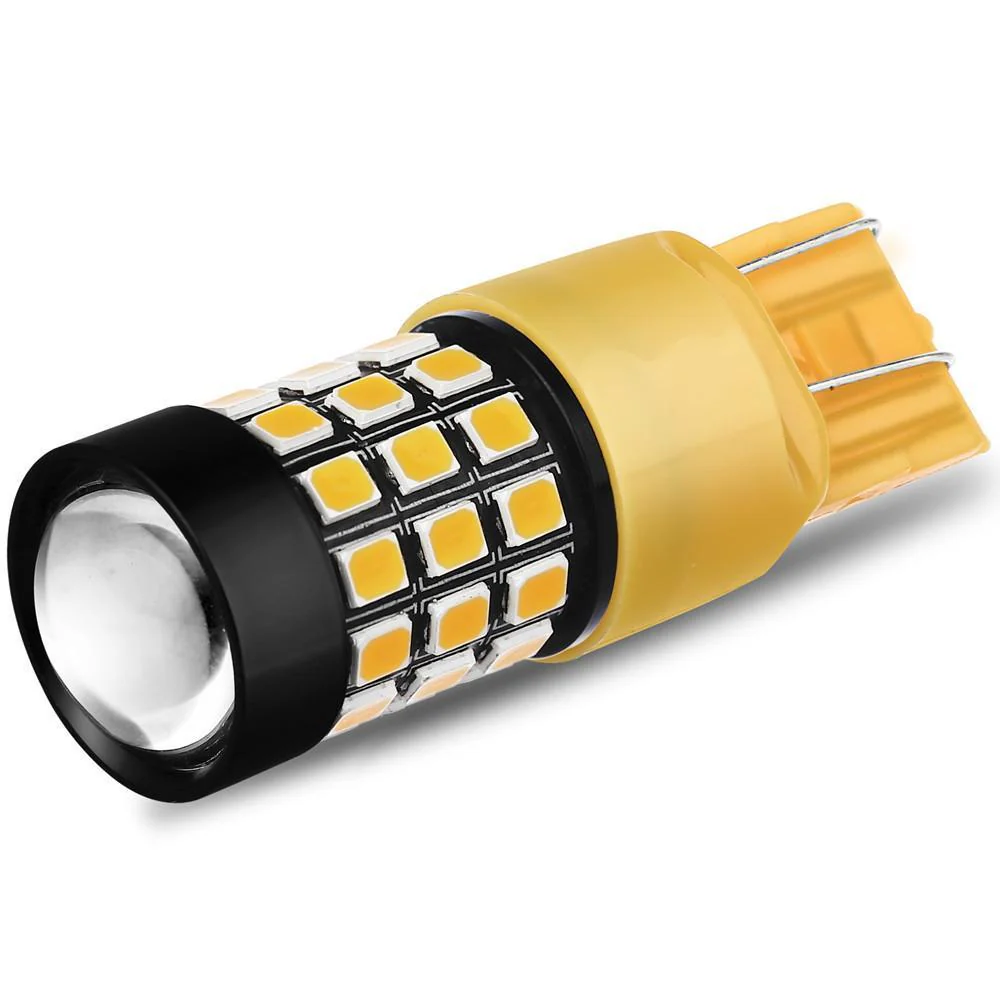 7443 7440 LED Lights Bulbs 2835 39-SMD, 6000K White/Amber Yellow/Red - Image 7
