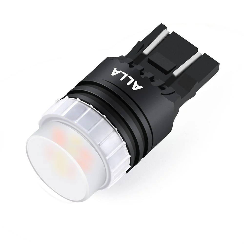 7443 7444NA Switchback LED Bulbs Turn Signal Lights, White/Amber Yellow