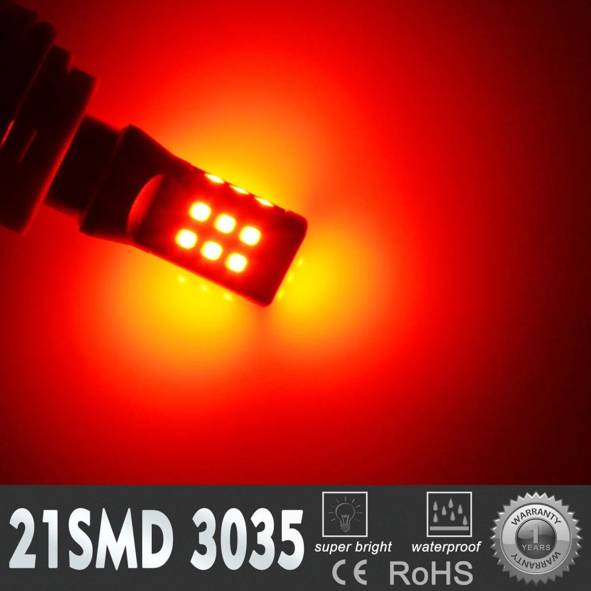 BA15S 1156 LED Lights Bulbs 3035-SMD Reverse, Signal, Brake Stop Lights - Image 11