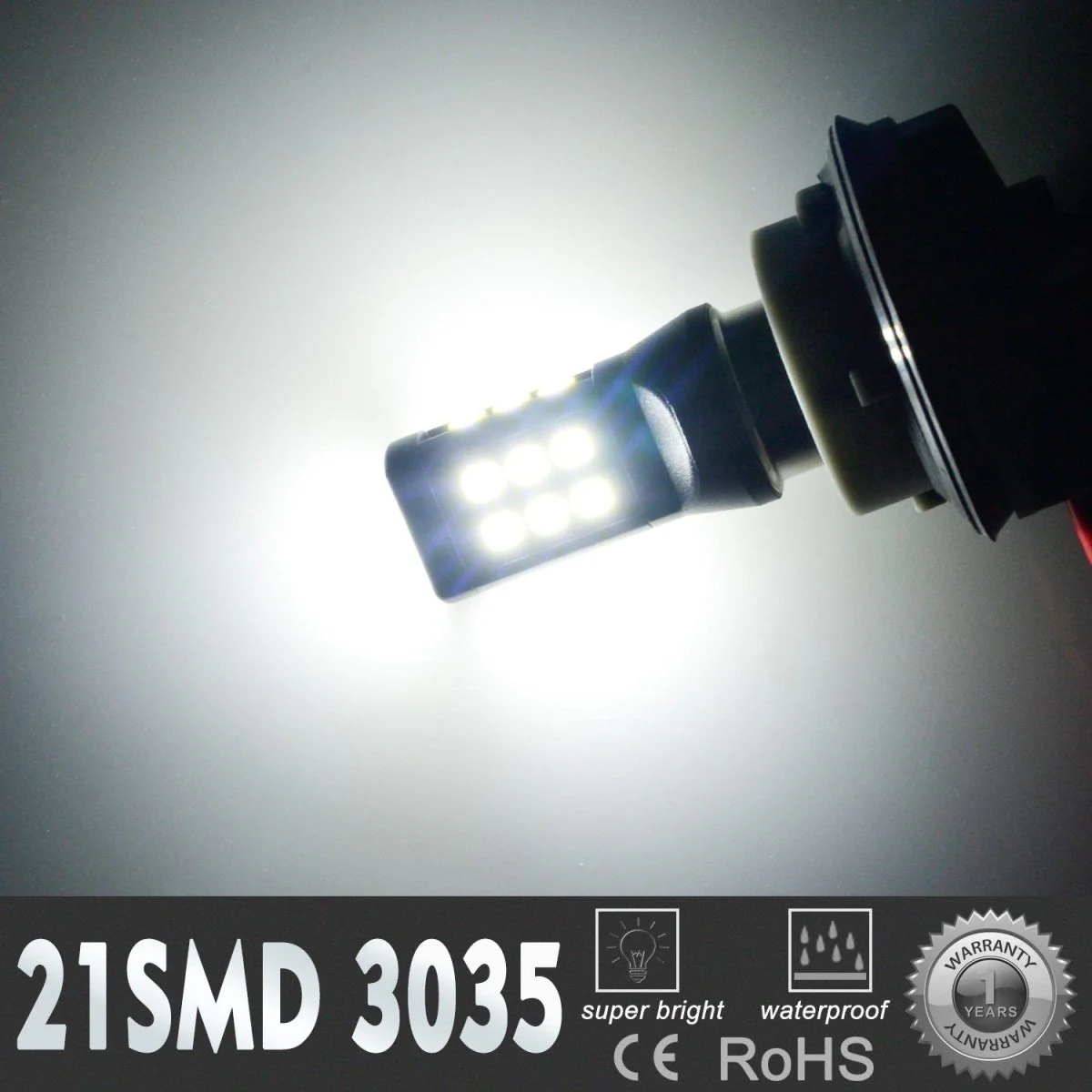BA15S 1156 LED Lights Bulbs 3035-SMD Reverse, Signal, Brake Stop Lights - Image 3