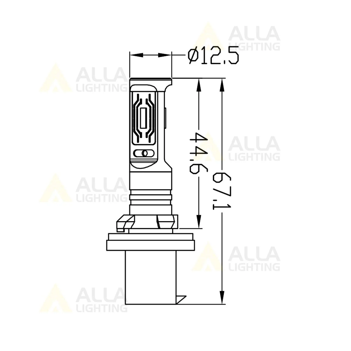 893 880 LED Fog Lights Bulb 12V 884 885 899 H27 PG13 SMD Replacement - Image 10
