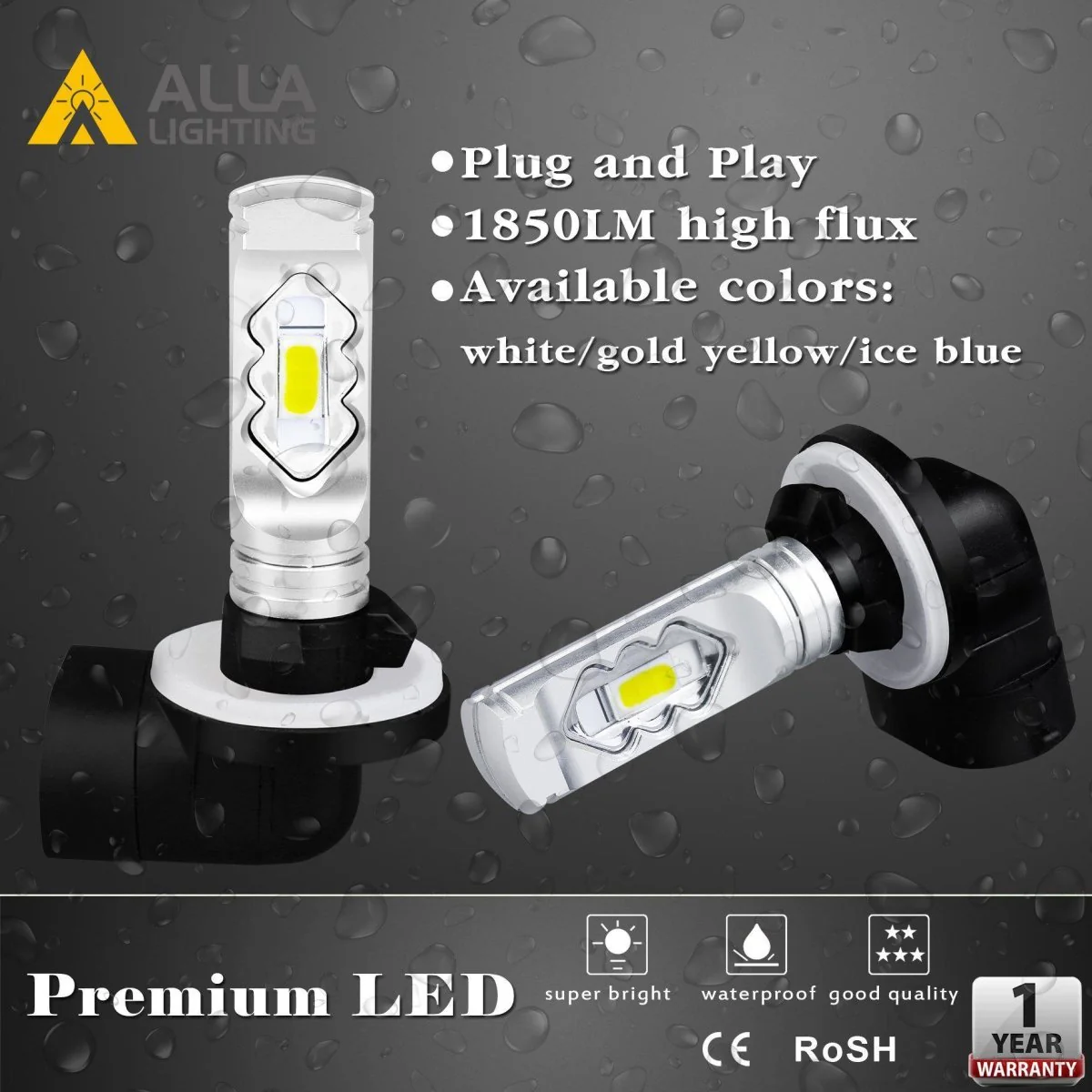 898 881 LED Bulbs ETI-SMD Fog Lights Replacement for Cars, Trucks 889 - Image 7