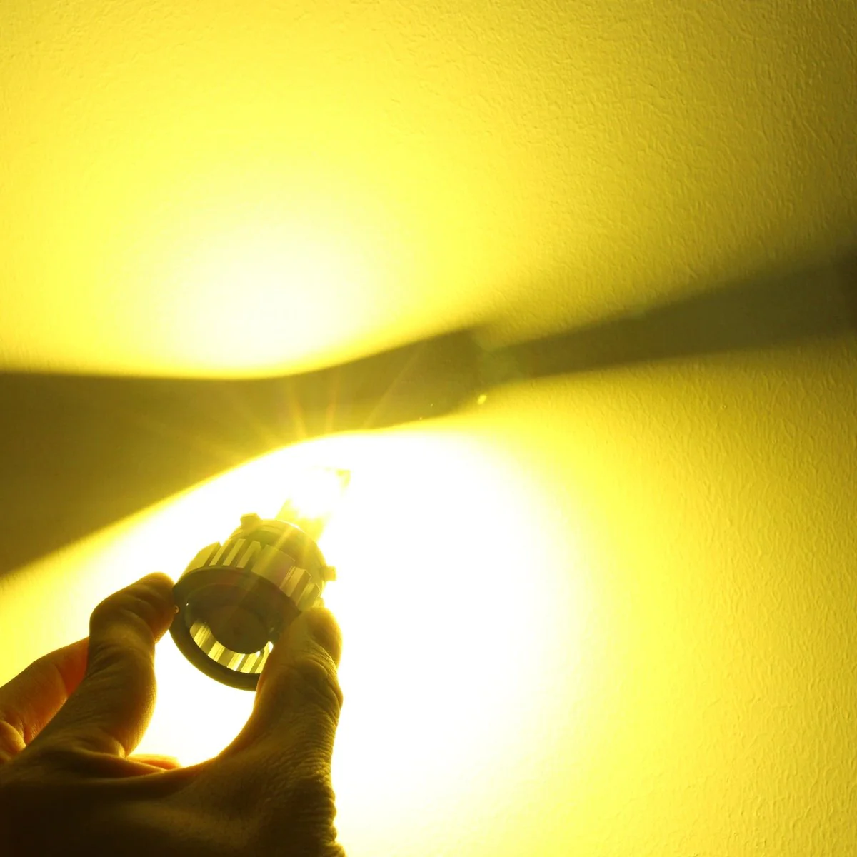 D-CR 9008 H13 LED Forward Lightings Bulbs Upgrade Halogen/HID, 3000K Yellow - Image 4