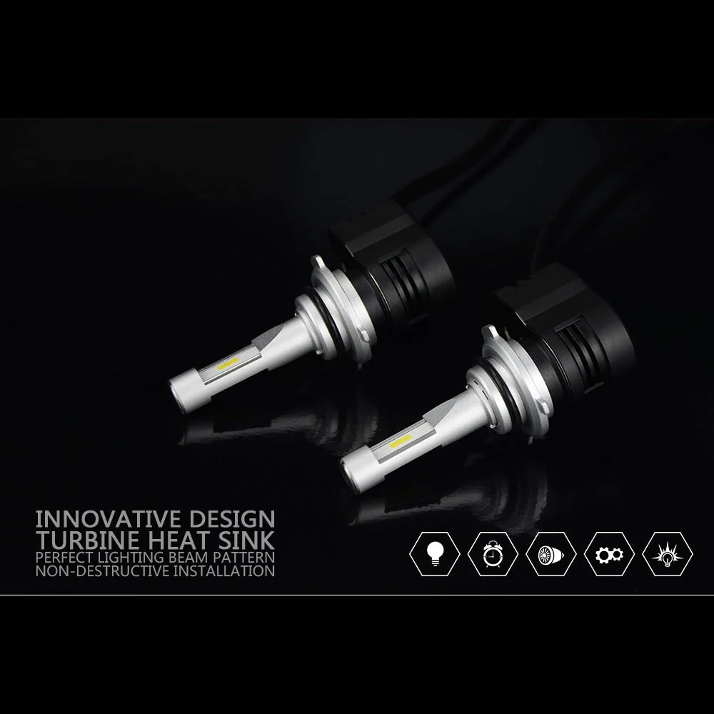 9012 HIR2 LED Forward Lightings Bulbs Replacement, 6000K Xenon White - Image 8