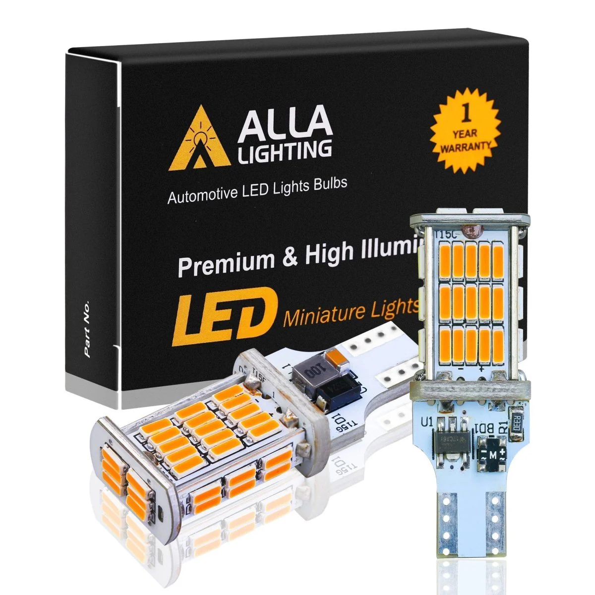 912 921 LED Lights Bulbs 4014 48-SMD Reverse, Signal, 3rd Brake Stop Lights - Image 5