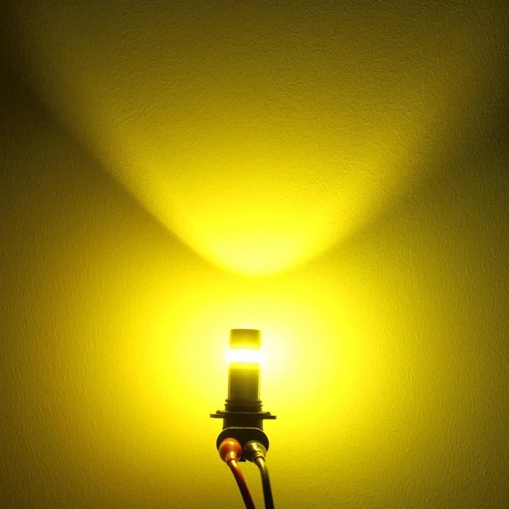 COB-72 H10 9145 LED Fog Light Bulbs, 6500K White/8000K Blue/3000K Amber Yellow - Image 10