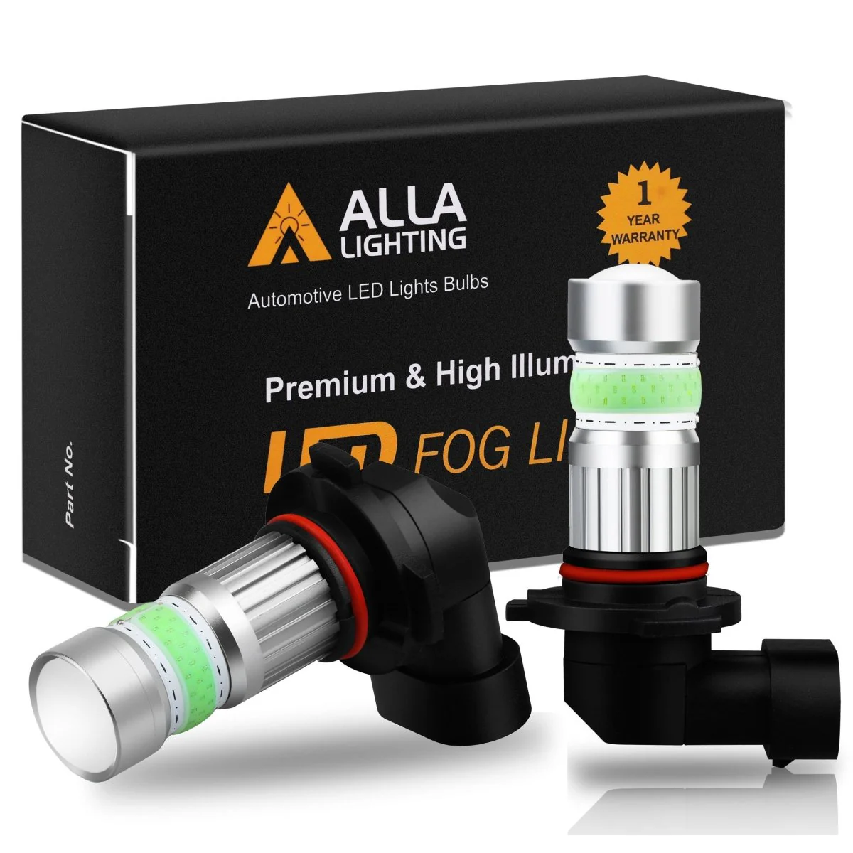 COB-72 H10 9145 LED Fog Light Bulbs, 6500K White/8000K Blue/3000K Amber Yellow - Image 13