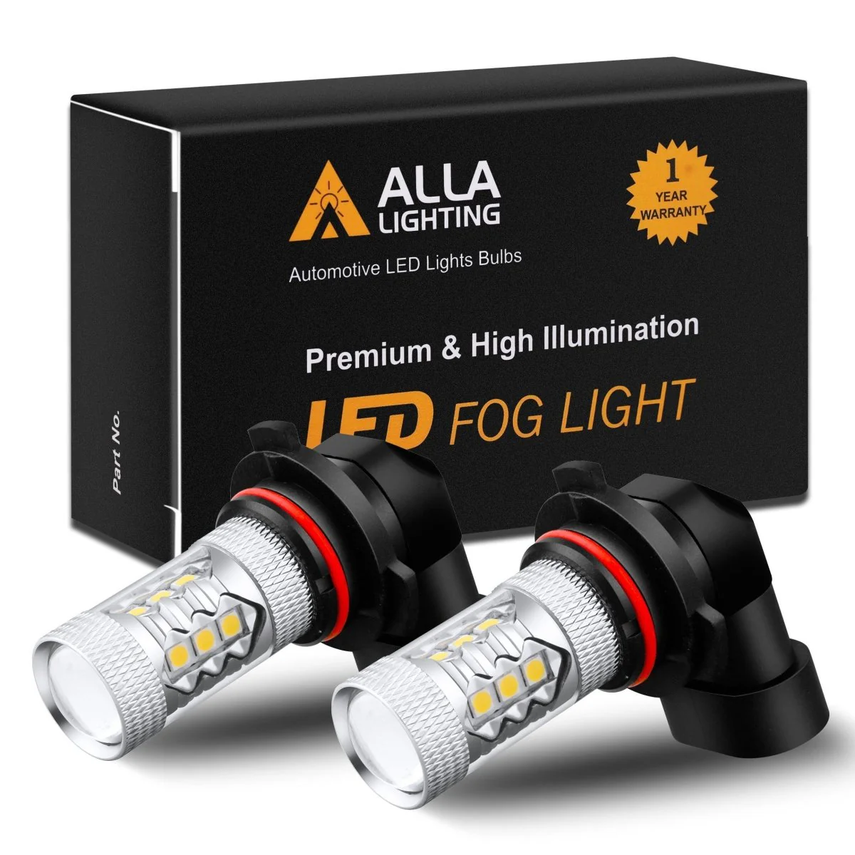 9145 H10 LED Bulbs Fog Lights Upgrade for Cars, Trucks, 3000K Yellow - Image 9