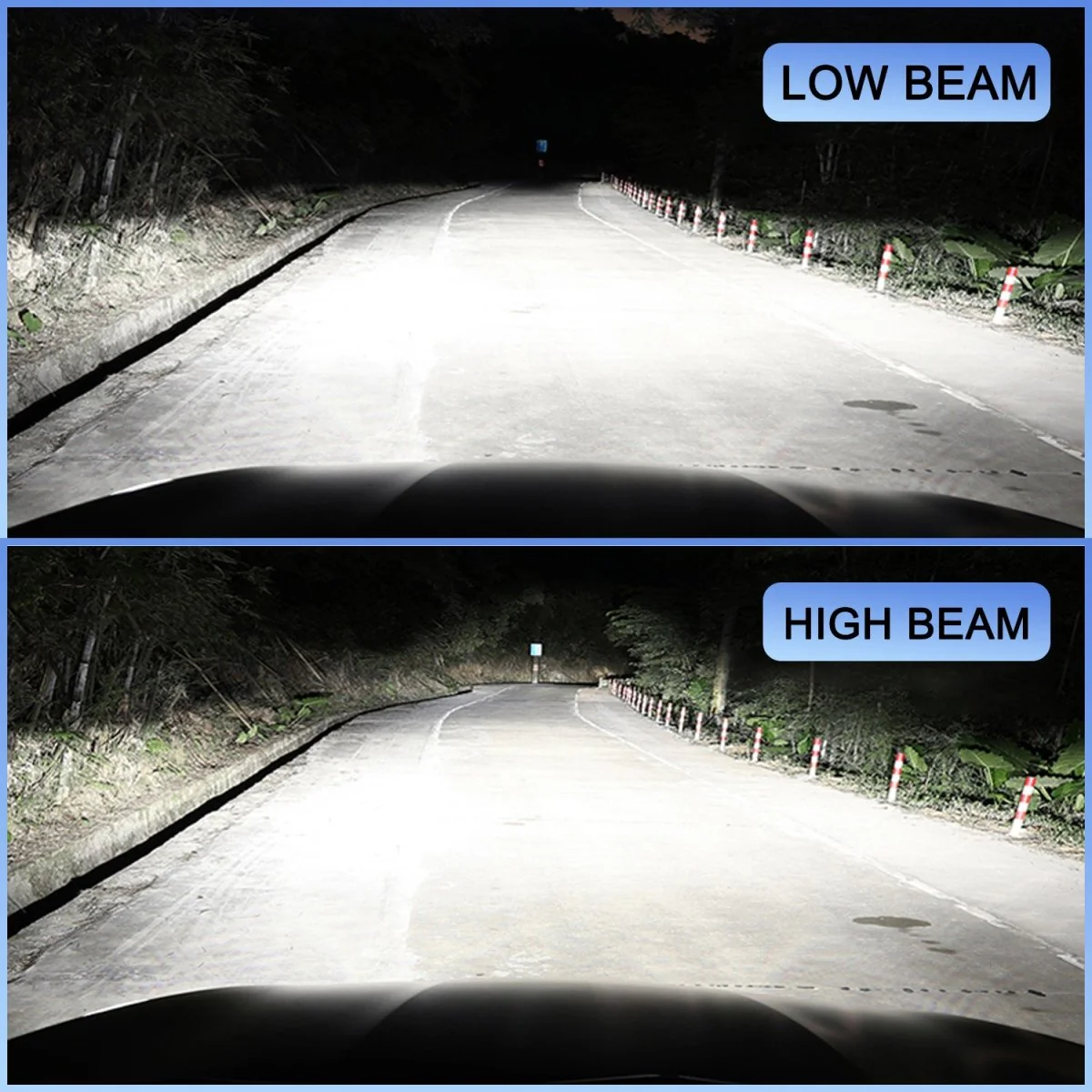 AG1 H1 LED Forward Lightings Conversion Kits Bulbs |  6500K Xenon White - Image 4