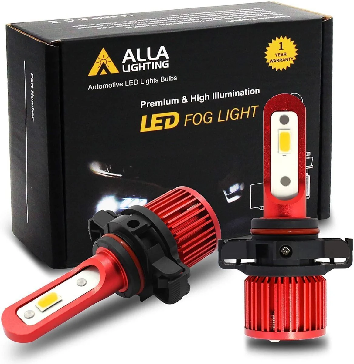 AL-R PSX24W 2504 LED Fog Lights Bulbs Replacement 12276 - Image 6