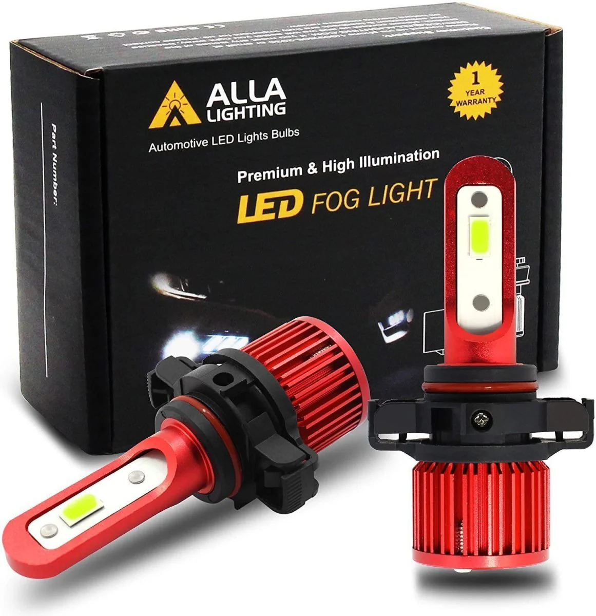 AL-R PSX24W 2504 LED Fog Lights Bulbs Replacement 12276 - Image 9