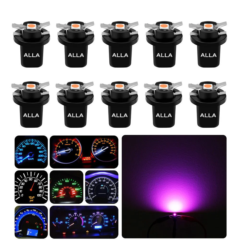B8.5D LED Dashboard Instrument Cluster Gauge Lights 2721MF 2351MFX6 Bulb - Image 13