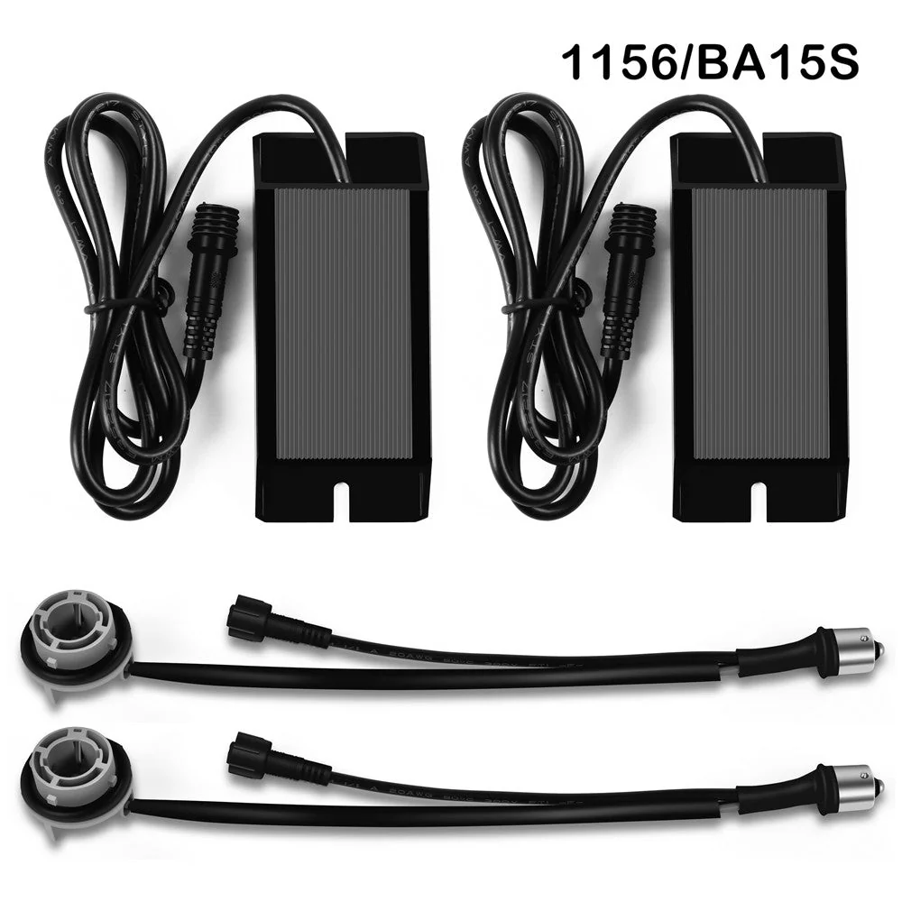 BA15S 1156 CANBUS LED Resistors Fix Signal Light Hyper Flash/Error 12V - Image 5