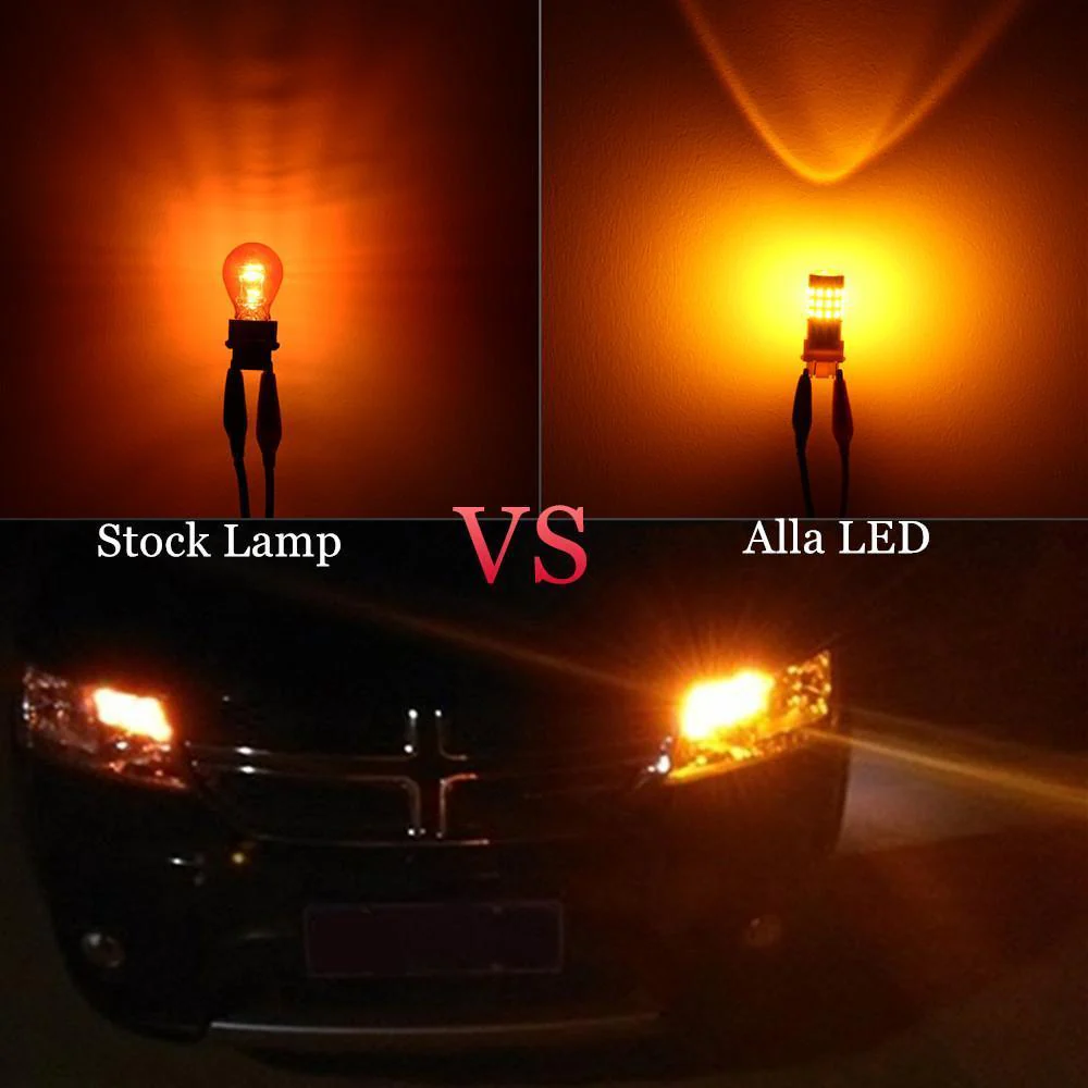 BA15S 1156 LED Lights Bulbs 2835 39-SMD, White/Red/Amber Yellow - Image 14
