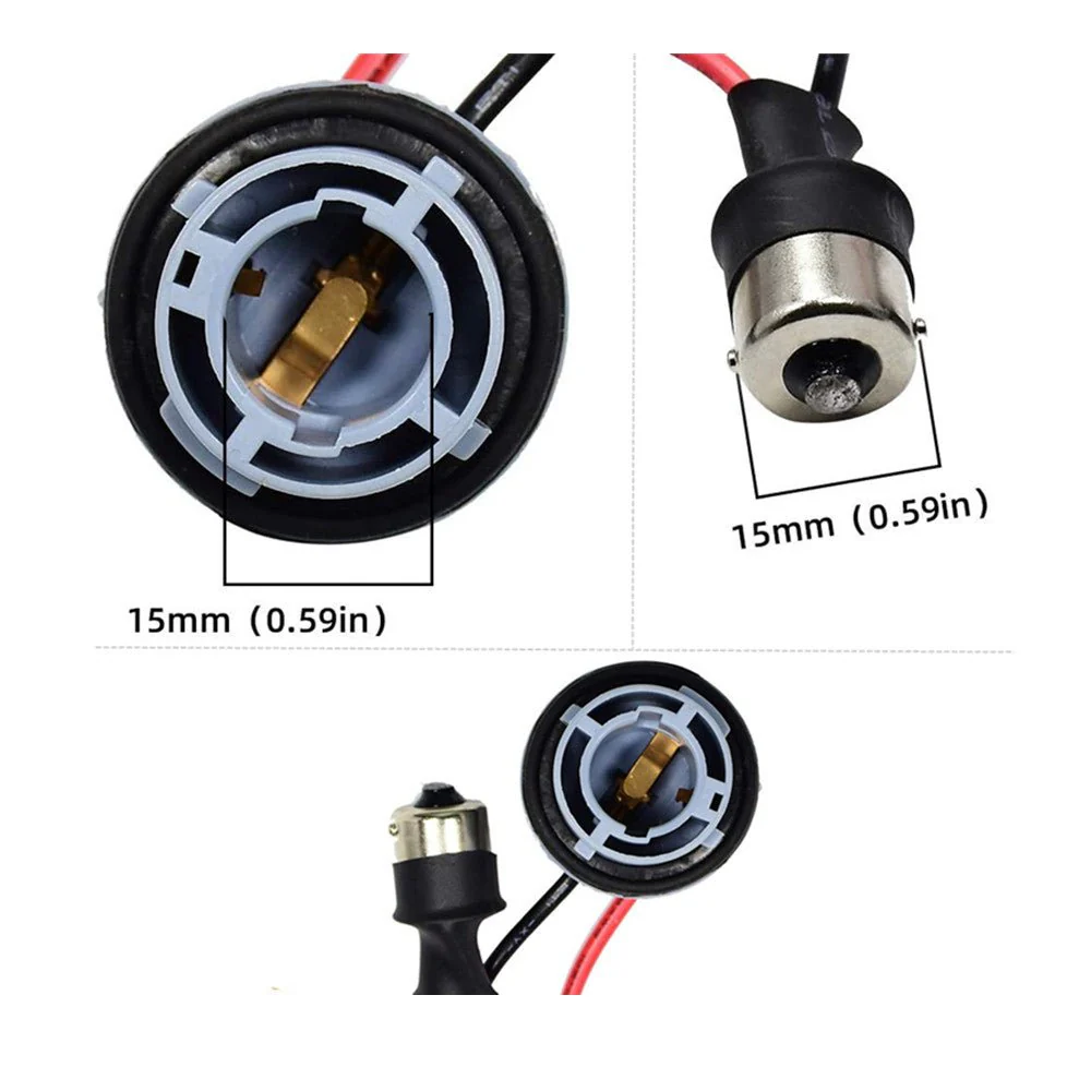 BA15S 1156 LED Resistors Fix Turn Signal Light Hyper Flash /Error Code - Image 4