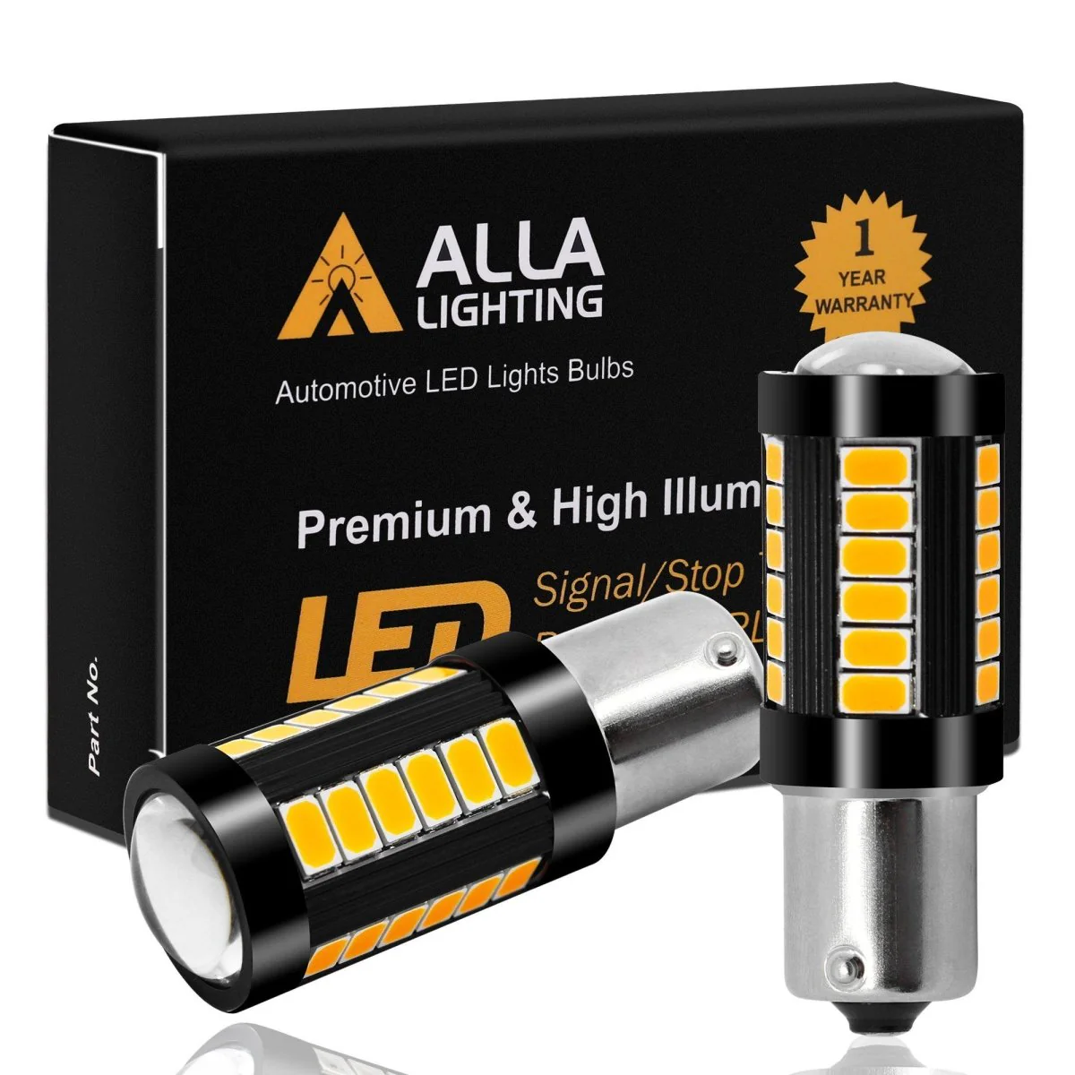 BA15S 1156 LED Turn Signal/Brake Stop Tail/Reverse Lights Bulbs - Image 8
