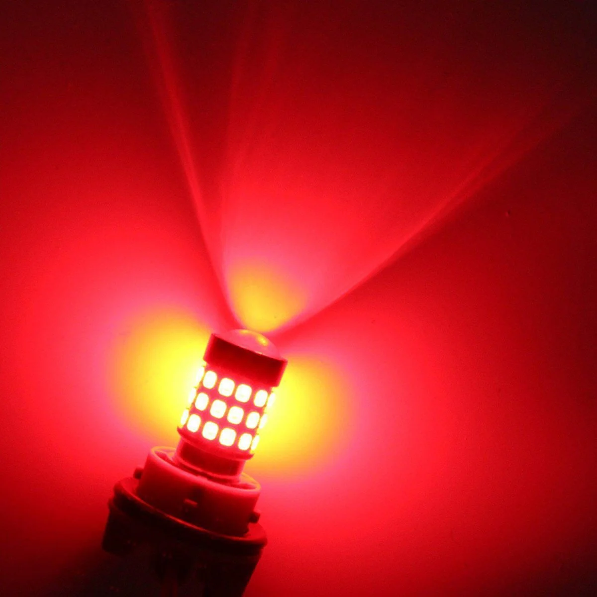 BA15S 1156 Strobe Brake Lights LED Flashing Stop Reverse Bulbs - Image 6