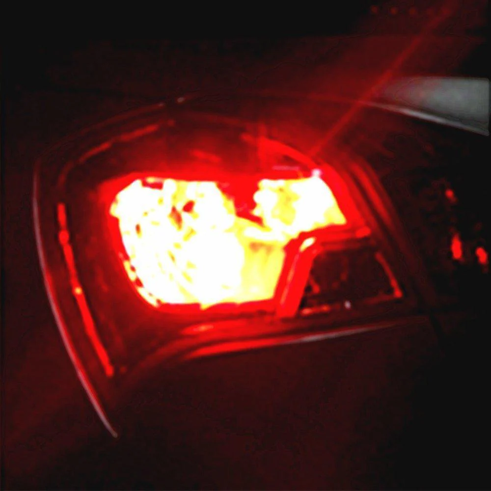 BA15S 1156 Strobe Brake Lights LED Flashing Stop Reverse Bulbs - Image 8