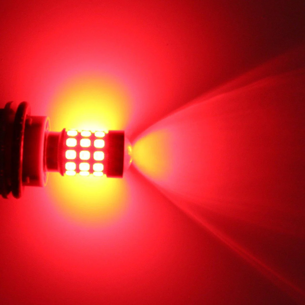 BA15S 1156 Strobe Brake Lights LED Flashing Stop Reverse Bulbs - Image 9