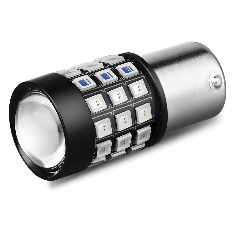 BAU15S 7507 LED Turn Signal Lights Bulbs 2835 39-SMD 12496 - Image 6