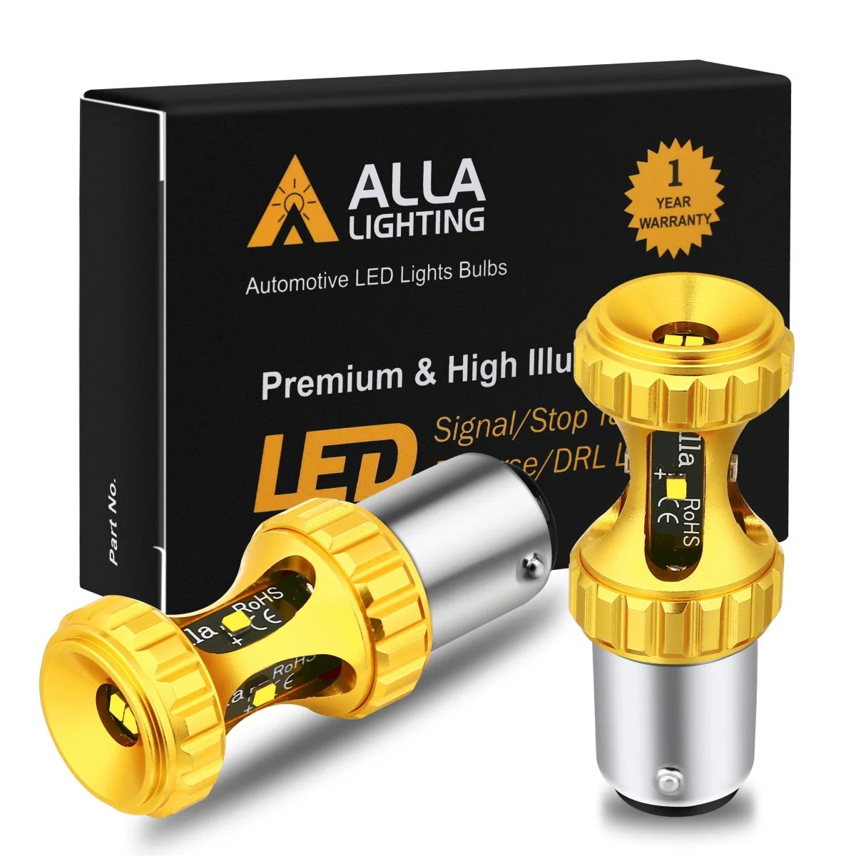 BAY15D 1157 LED Bulbs Super Bright 12V, 6000K White/Amber Yellow/Red - Image 6