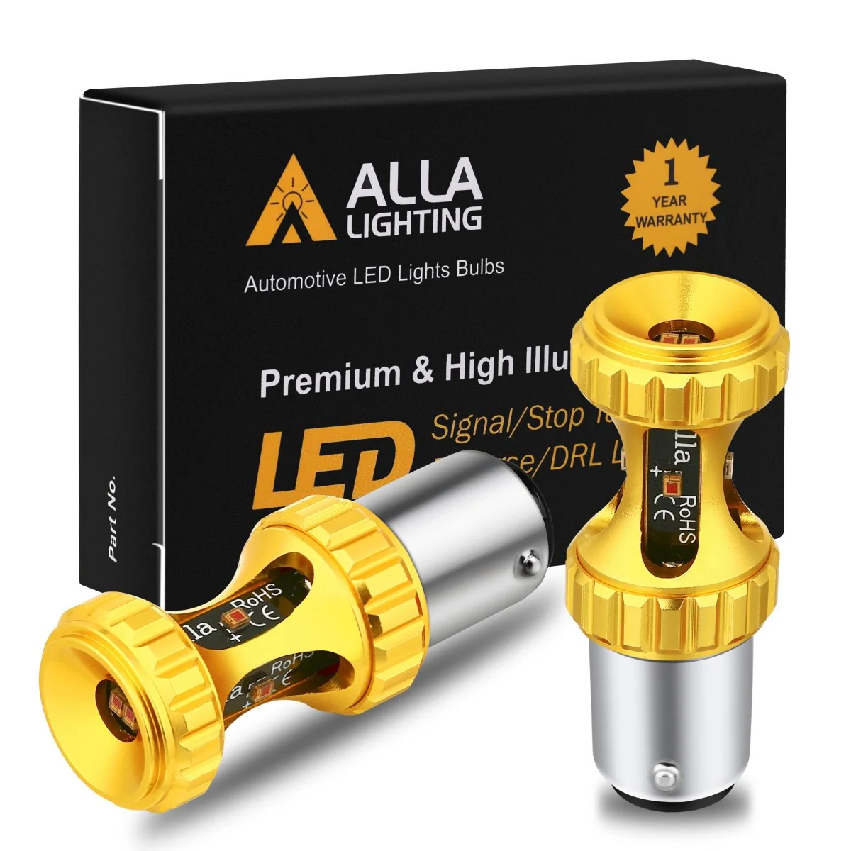 BAY15D 1157 LED Bulbs Super Bright 12V, 6000K White/Amber Yellow/Red - Image 9