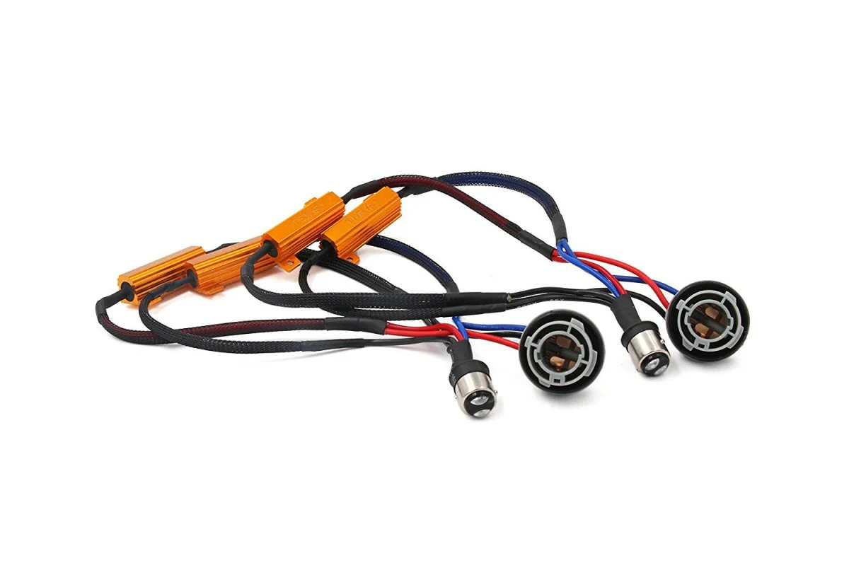 BAY15D 1157 LED Resistors Fix Turn Signal Light Hyper Flash /Error Code - Image 3