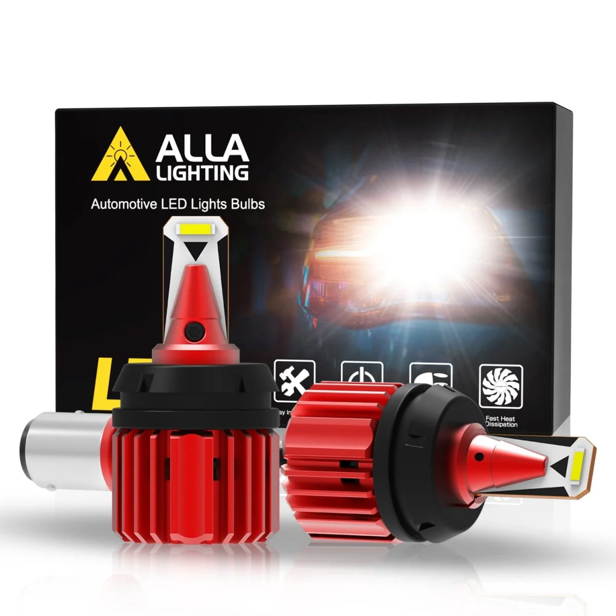 BAY15D 7528 1157 CANBUS LED Bulbs Error Free P21/5W Reverse Lights 12V - Image 8