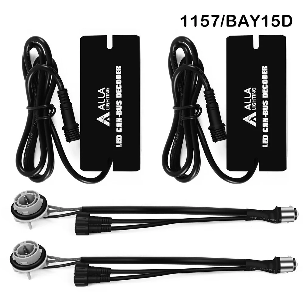 BAY15D 7528 1157 CANBUS LED Resistor Fix Turn Signal Hyper Flash/Error