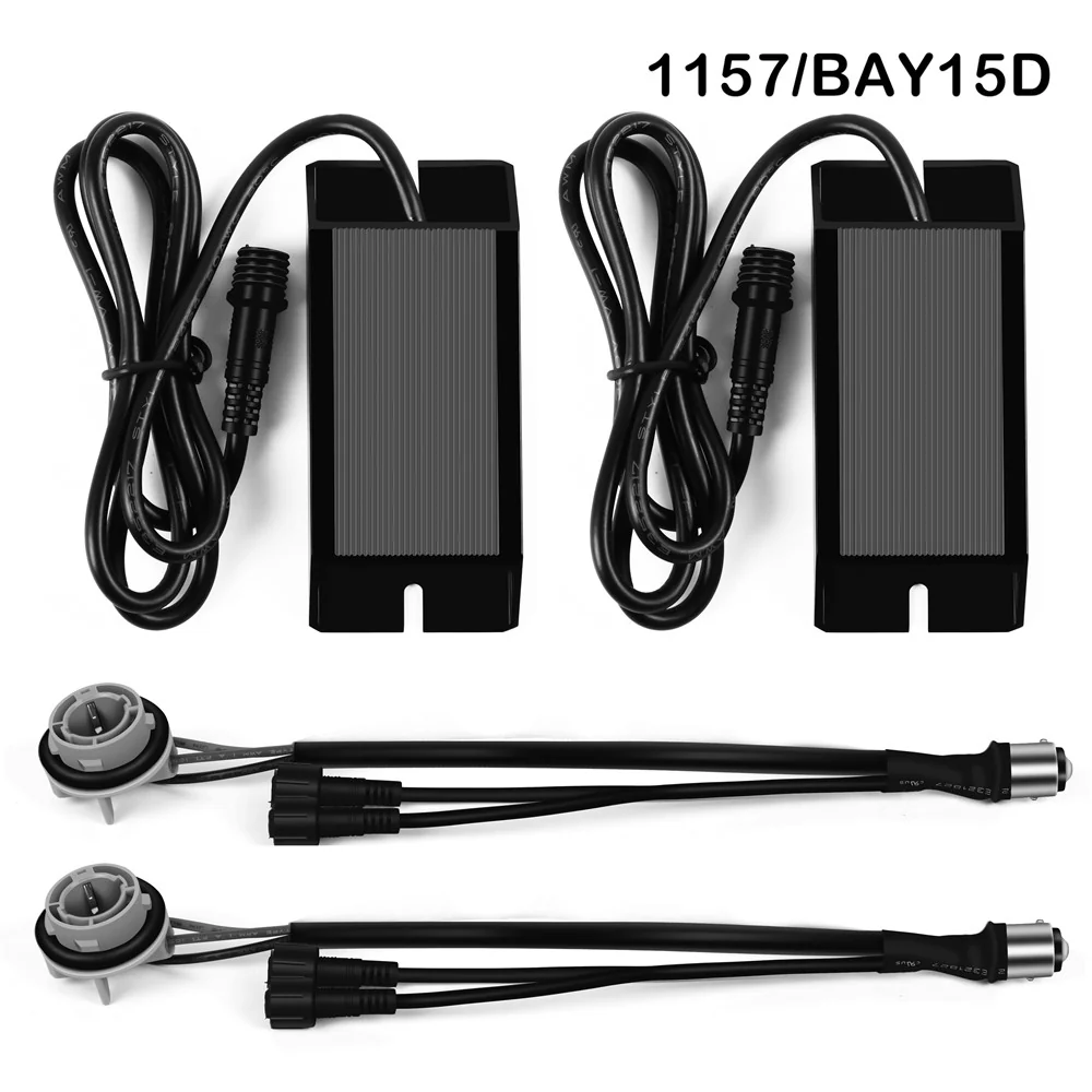 BAY15D 7528 1157 CANBUS LED Resistor Fix Turn Signal Hyper Flash/Error - Image 4